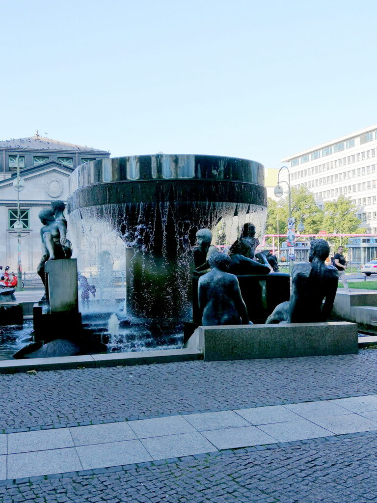 Brunnen auf dem Wittenbergplatz.