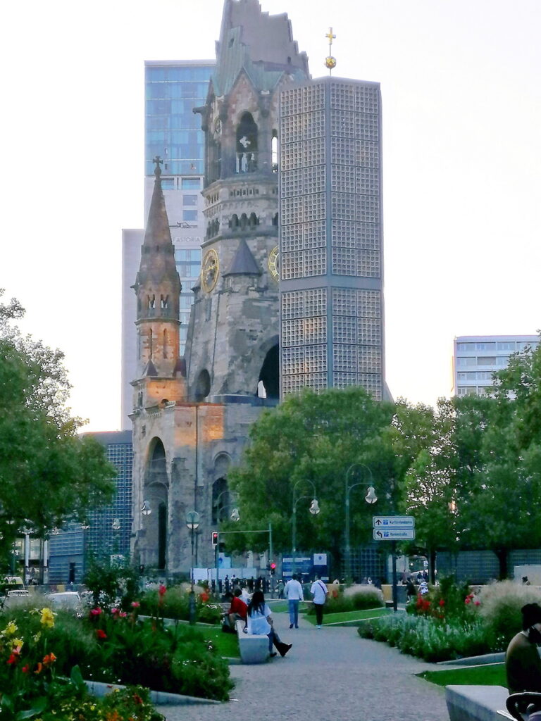 Die Kaiser-Wilhelm-Gedächtniskirche.