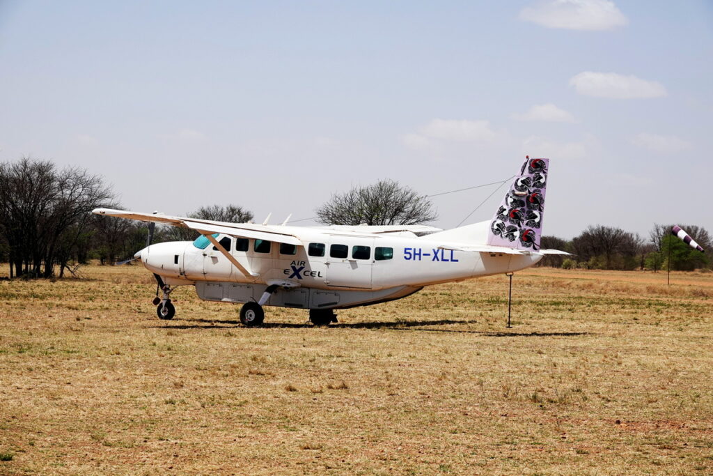 Kogatende Airstrip Kleinflugzeug